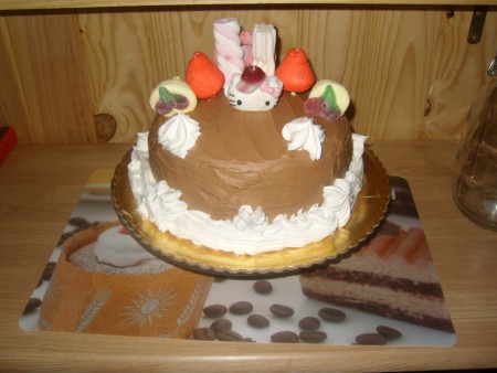 TARTA NUTELLA HELLO KITTY